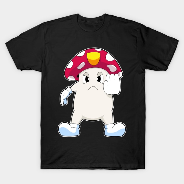 Mushroom Cop Police T-Shirt by Markus Schnabel